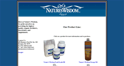 Desktop Screenshot of natureswisdom.net